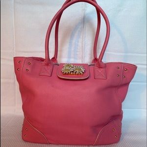 Lilly Pulitzer pink handbag